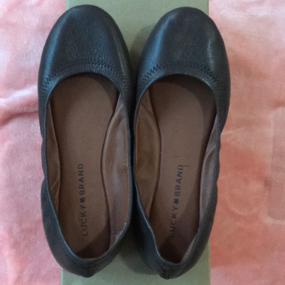 Brown Lucky Brand Emmie Flats